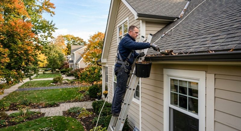 Rain Gutter Clearing in Frederick, MD