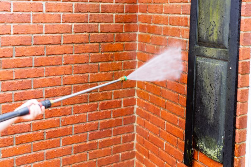 Power Washing Exterior Walls