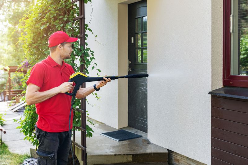 Products For Exterior House Cleaning Service in use